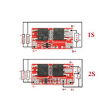 10A BMS 1S 4.2V 2S 8.4V PCB PCM BMS 18650 Li-ion Lipo 1S 2S BMS Lithium Battery Protection Circuit Board Module Charger Charging