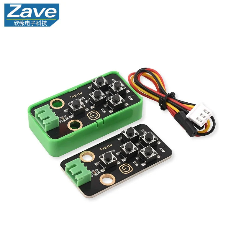 5-Channel AD Keyboard Analog Keyboard Module, Game Button Module Compatible with Building Blocks and Arduino