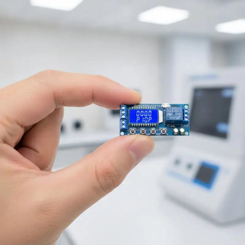 1PCS 6-30V Micro USB Digital LCD Display Time Delay Relay Module Control Timer Switch Trigger Cycle Module XY-LJ02