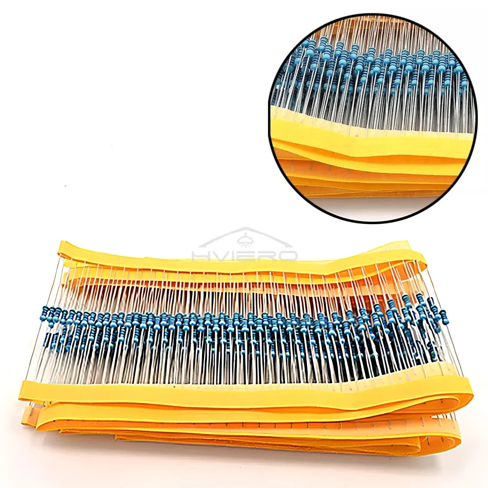 100Pcs 560 Ohm Resistors 1% 1/4W Cylinder Ideal Carbons Direct Insertion For LEDs Bulk Braiding Film Powerful Protection Circuit