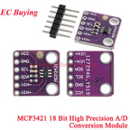 ADS1115 ADS1015 MCP4725 AD5593 ADS1110 ADS1118 ADS1120 ADS1220 MCP3421 SGM58031 PCF8591 Analog-to-Digital Breakout Board Module