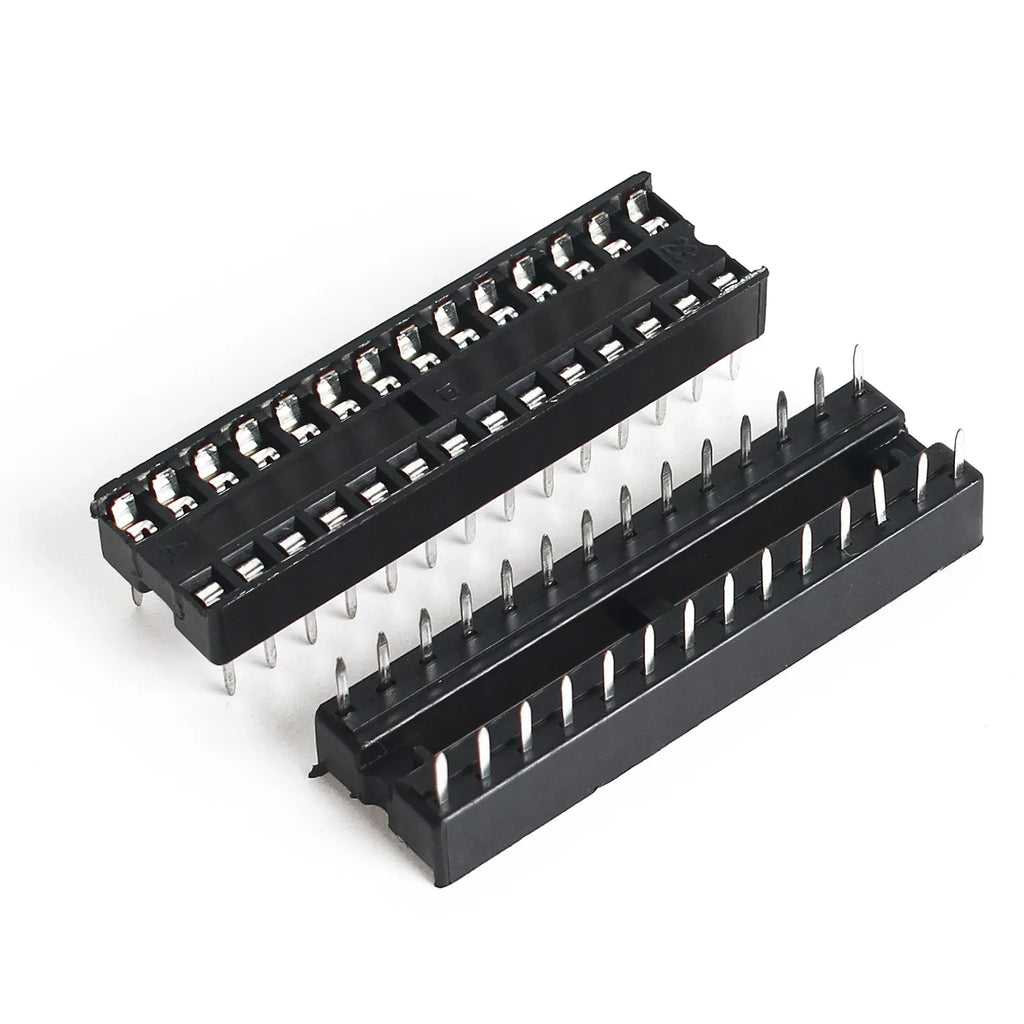 10PCS IC Seat DIP IC Socket Adaptor Solder DIY Sockets 6pin 8pin 14pin 16pin 18pin 20pin 24pin 28pin