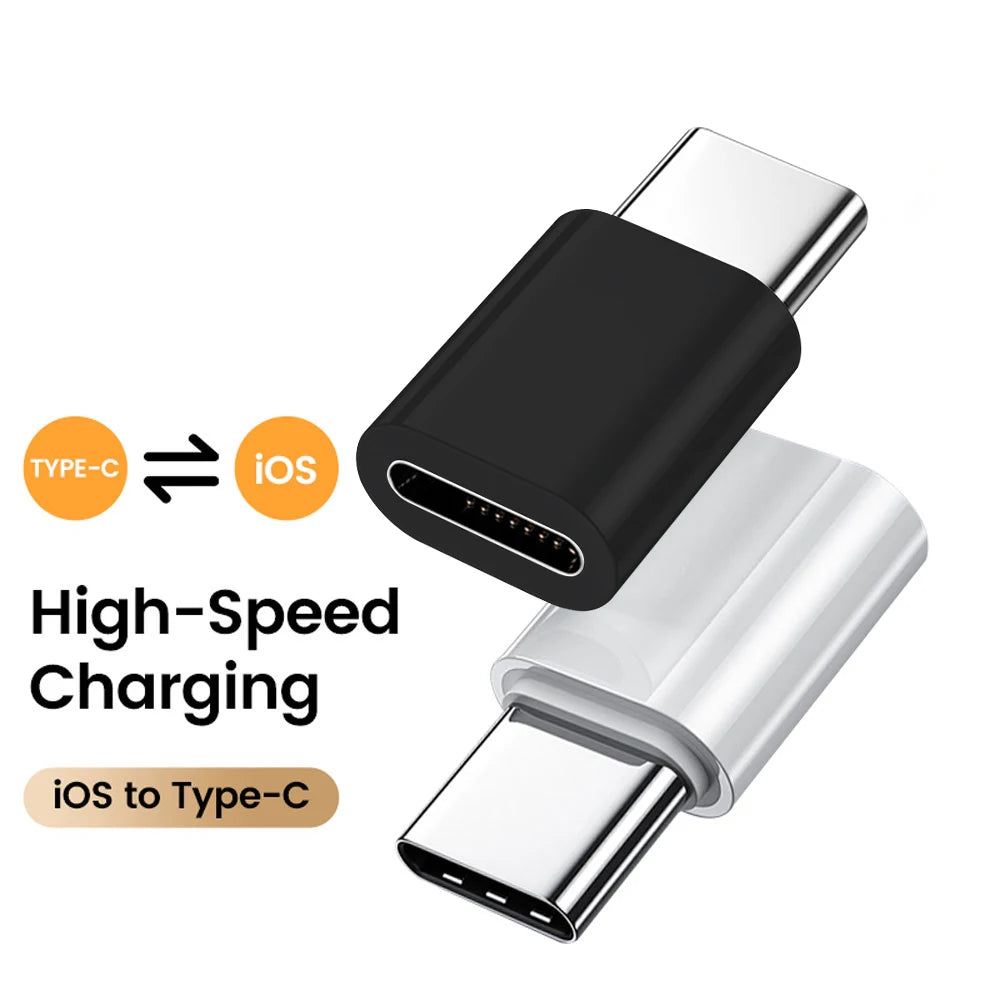 Type c To Lightning Adapter USB C Female To ios Male Converter Fast Charge Adaptador For iPhone 15 16 Type C Adapter High Speed