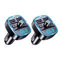 Dual USB Car FM Transmitter Bluetooth Handsfree Car Charger LED Digital Display Wireless Music Receiver Adapter Car Accessories