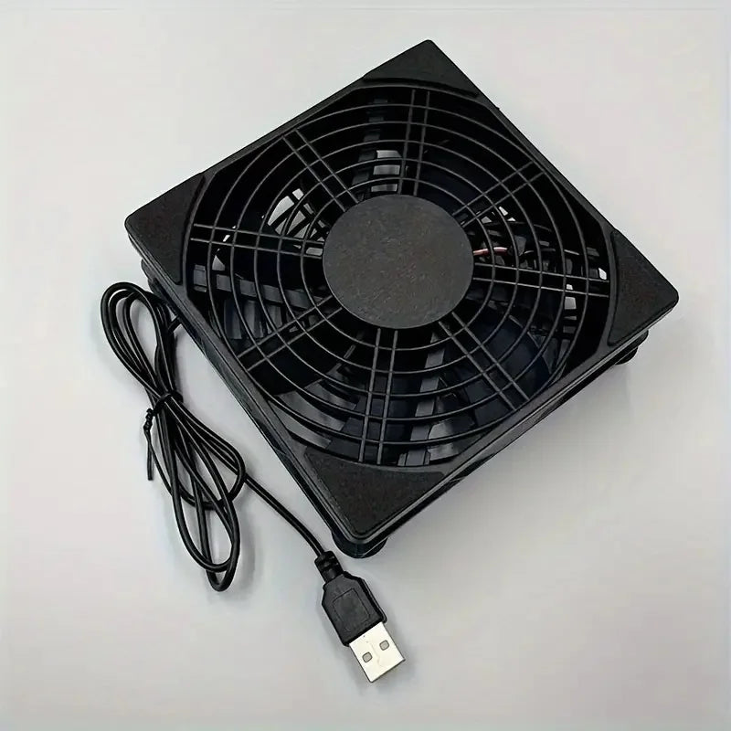 120x120x25mm 5V USB Power Cooling Case Fan For Receiver DVR Xbox TV Box Router