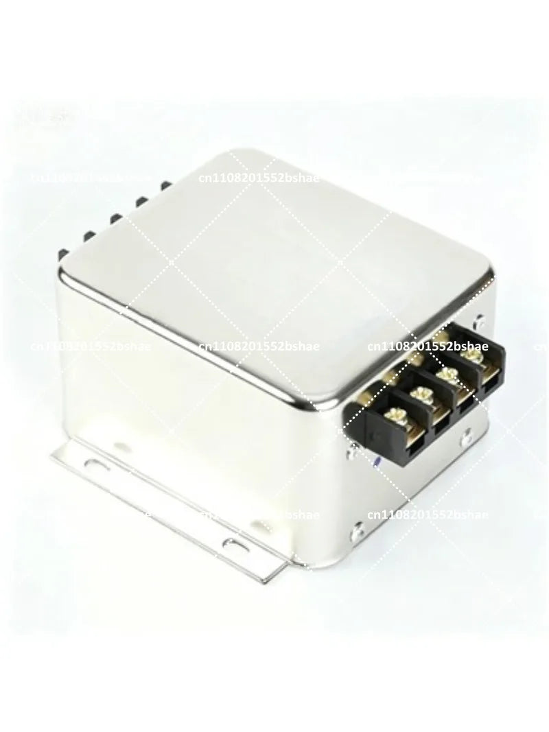 Power Filter 220V Anti-Interference Terminal Block 30A Three-Phase Four-Wire 380V EMI Noise Suppressor