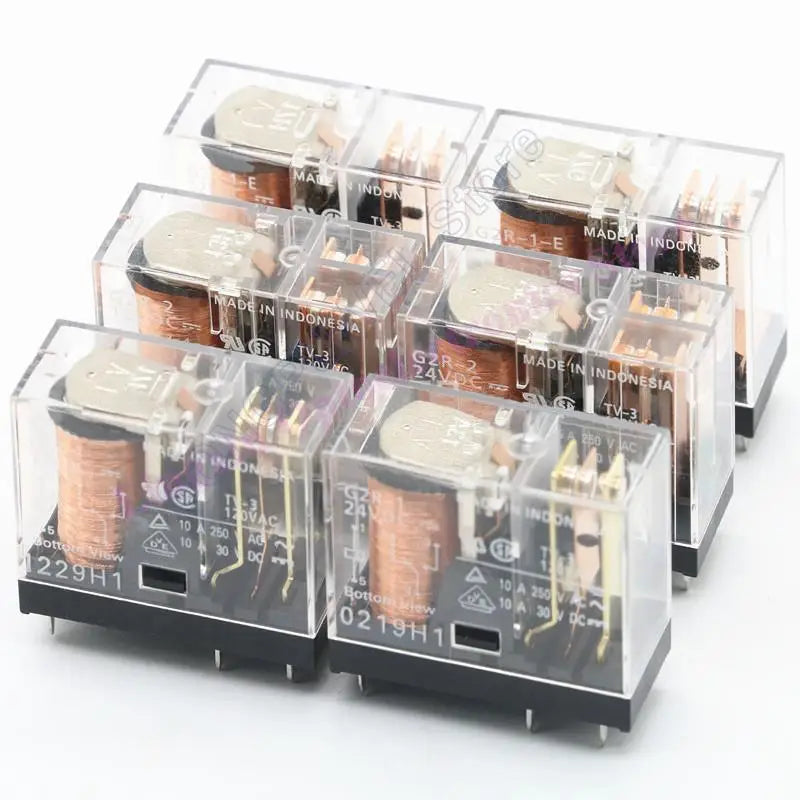 20PCcs/Lot G2R-2 Power Relay 5V 12V 24V DC DPDT 2C 5A 250VAC 30VDC 8PIN G2R-2-12VDC G2R-2-24VDC G2R-2-220VAC 100% Original New