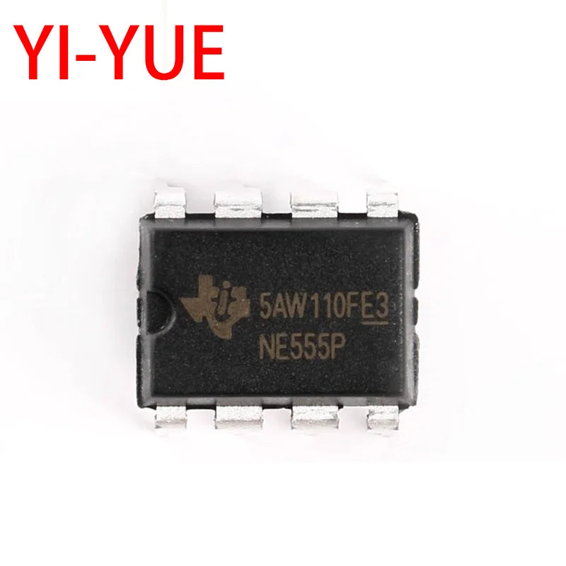 10/20/50PCS NEW NE555 NE555P IC 555 Timer Programming Oscillator Chip 8 Pin DIP-8 Sockets for Pulse Generator