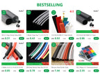 102-750pcs 2:1 Thermoresistant Tube Heat Shrink Wrapping Kit Assorted Wire Cable Insulation Sleeving 3:1 Heat Shrink Tube Set