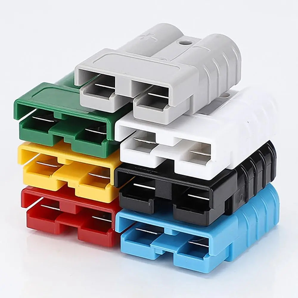 Power Connectors 50 AMP Plug Cable Terminal 600V Grey Red Battery Power Connector Quick Plug Connector For Anderson