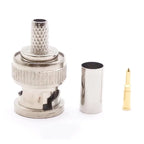 5/10Sets BNC Male Crimp Connector RG58 Cable Plug Adapter CCTV Security Camera IPC Communication Joint