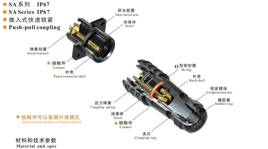 WEIPU SA28 SA2810/P Male Plug Industrial Aviation Waterproof Connector M28 2Pin -35Pin High Current 50A 25A Charge Signal Solder