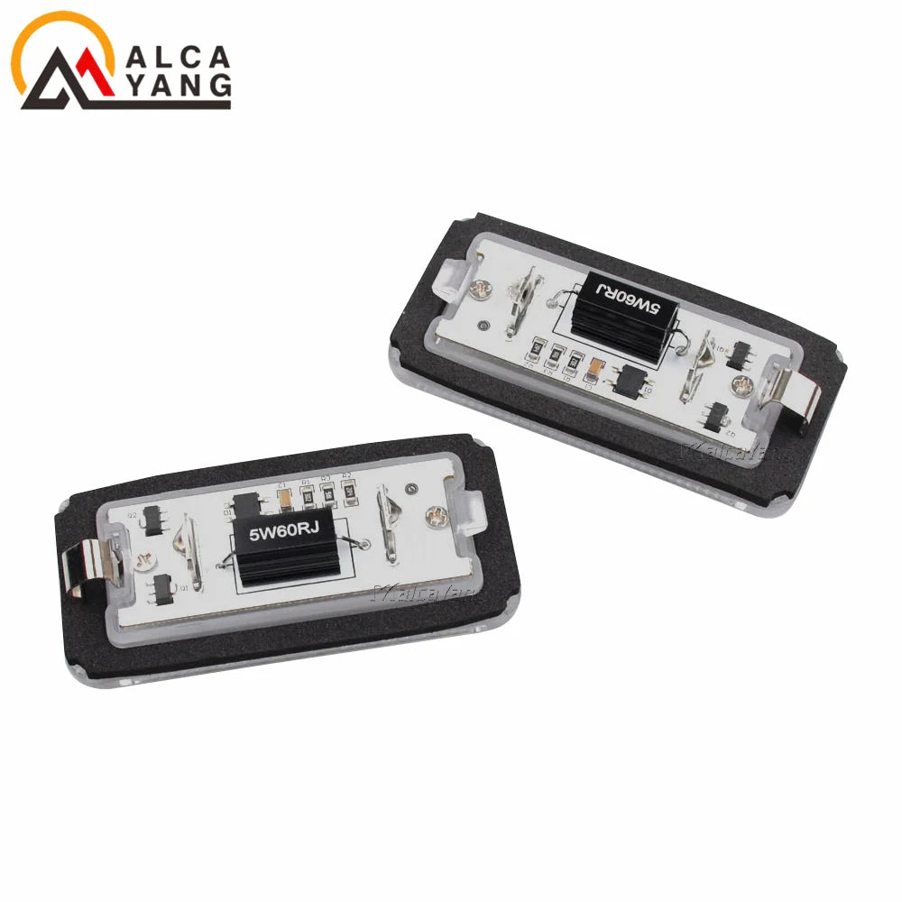 2x Fits For Fiat 500 / Abarth 500 2007-2020 CANbus Xenon White Led Number License Plate Lights