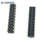 20pcs 2.54mm PH3.5 2x3P/5P/10P-40P Double Row Short Low Profile SMD Surface Mount Male Female PCB Pin Header Socket Connector