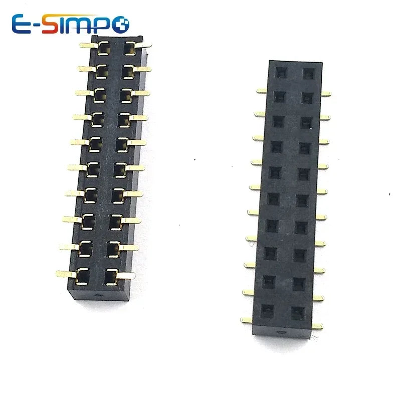 20pcs 2.54mm PH3.5 2x3P/5P/10P-40P Double Row Short Low Profile SMD Surface Mount Male Female PCB Pin Header Socket Connector