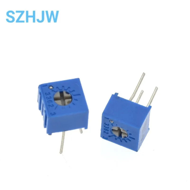 1-100pcs 3362P Series Resistance 101 201 501 102 202 502 103 Trimpo Trimmer Potentiometer 3362 500R 1K 2K 5K 10K 20K 50K 100K