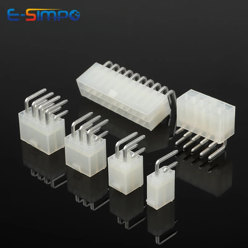 10Pcs Molex MX4.2mm Automotive Wafer Right Angle RA Female Pin Socket 5557 5569 2*1P-2*12P AW 39291028 Pc/Car/Computer Connector
