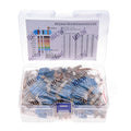 1W 2W 1/4W 1/8W 1/2W Metal Film Resistor Kit 130 Values 0.125W 0.25W 0.5W 1% Resistance Assortment Assorted Set Box