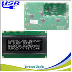 Surenoo LCD2USB USB 204 20X4 2004 Character LCD Module Display Screen Panel sutible LCD Smartie & AIDA64 for DIY PC
