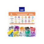 300/180/100pcs 32V Car Blade Fuse Assortment Kit Auto Truck Automotive Standar Mini Fuse Mixed Motorcycle Circuit Fuse With Box