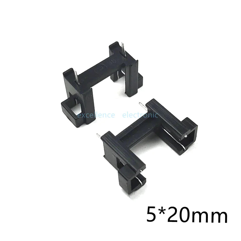 5Pcs BLX-A Glass Fuse Holder 5x20mm 6x30mm PCB Mount Fuseholder Clip Ceramic Fuse Tube Socket for Electrical Safety