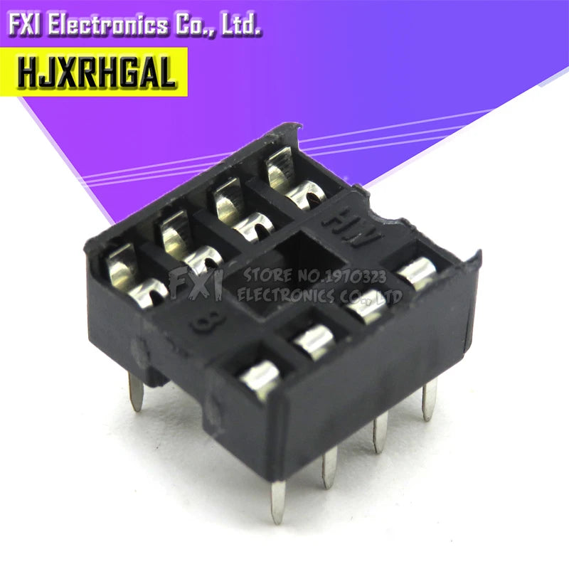 10PCS IC Sockets DIP6 DIP8 DIP14 DIP16 DIP18 DIP20 DIP28 DIP40 pins Connector DIP Socket 6 8 14 16 18 20 24 28 40 pin