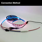 SP002E Mini 3-Key 3PIN/4PIN LED Controller DC5V-24V for RGBIC WS2811 WS2812 WS2813 WS2815 Individually Addressable LED Strip