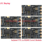 10Pcs/1pc Isolated TTL to RS485 Level Board Module Serial Automatic Reverse High Speed 2Mbps Half-duplex Communication Isolation