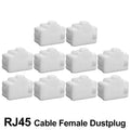 Ethernet Hub Port RJ45 Anti Dust Cover Cap Protector Plug RJ45 DustPlug For Laptop/ Computer/ Router RJ45 Connector Port Caps