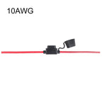 Waterproof Mini Small Medium Auto Fuse Holder 16/14/12/10AWG Car Blade Fuse wire cable 10A 20A 30A 50A fuse Power Socket
