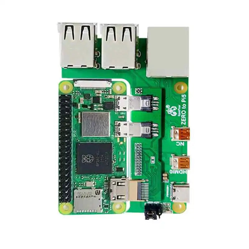 Raspberry Pi Zero 2W Optional Kit Zero 2W 3USB RJ45 Adapter board+32GB SD Card+Card reader+ Heat Sink+Case