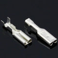 100pcs 2.8mm Crimp Terminal Female Spade Connector silvery