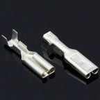 100pcs 2.8mm Crimp Terminal Female Spade Connector silvery