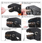 SN-28B JST Dupont Crimping Pliers Tool 0.1-1mm² 28-18AWG 2.54mm Dupont Cable Jumper Wire Pin Header Housing Terminals Clamp Kit
