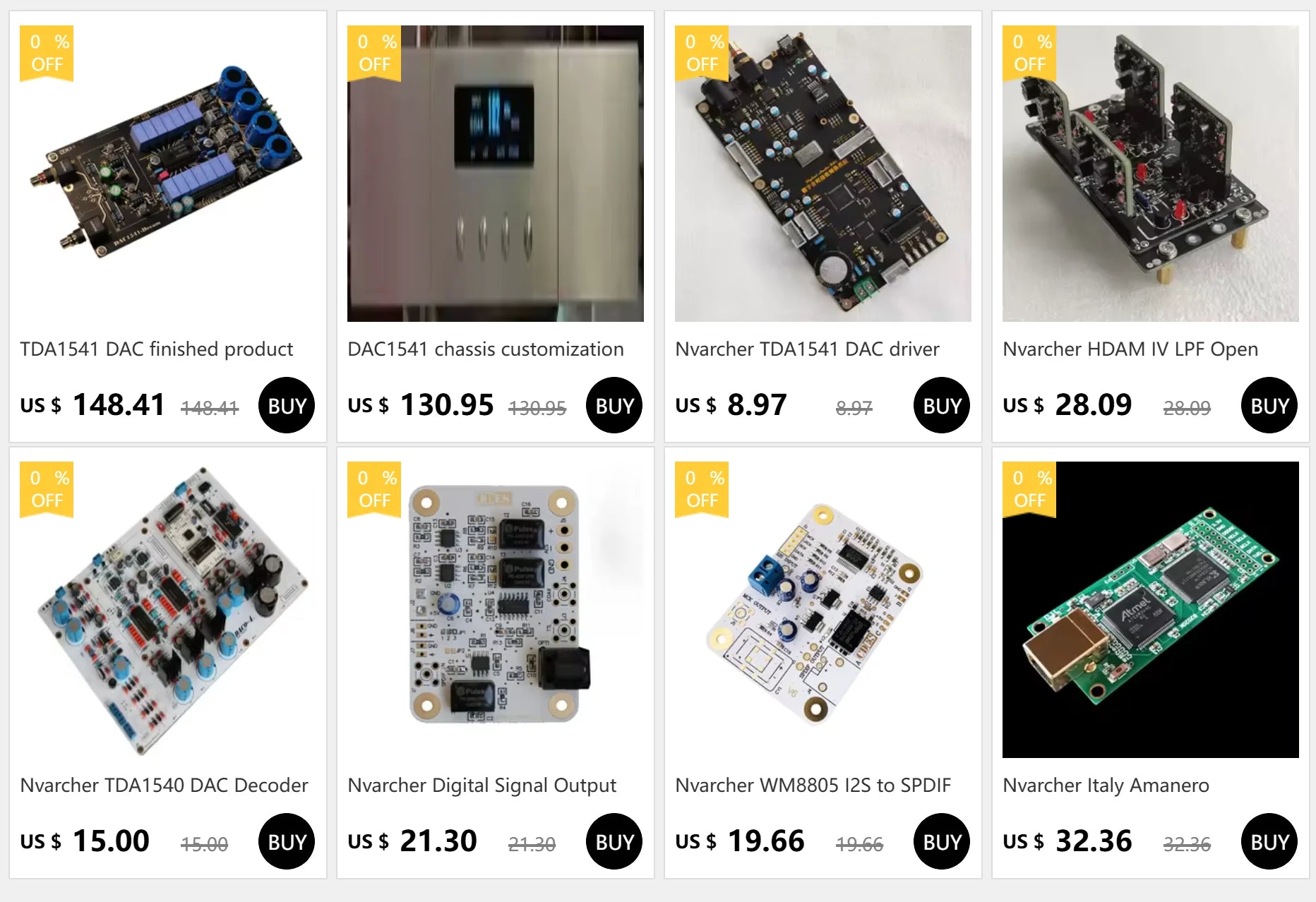TDA1541 DAC Finished Product Customization (Excluding TDA1541 Chip)