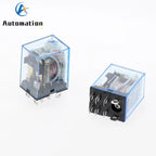 1pcs General Purpose LY2NJ HH62P  Electronic Micro Electromagnetic Relay LED Lamp 10A 8 Pins Coil DPDT DC12V 24V AC110V 220V