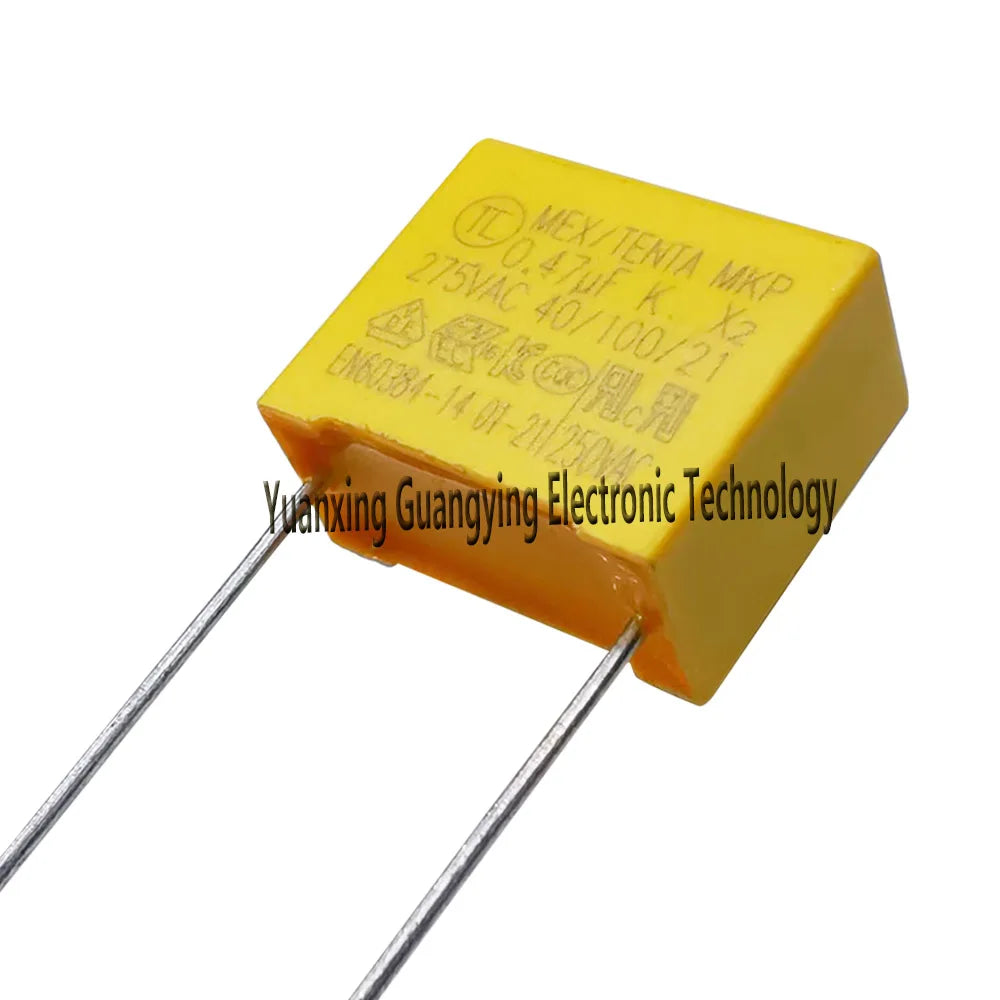 (10 pcs) 275VAC Polypropylene Film Capacitors X2 0.01 0.1 0.15 0.022 0.22 0.33 0.47 0.56 0.68 0.82 1μF 2.2μF Safety Capacitor