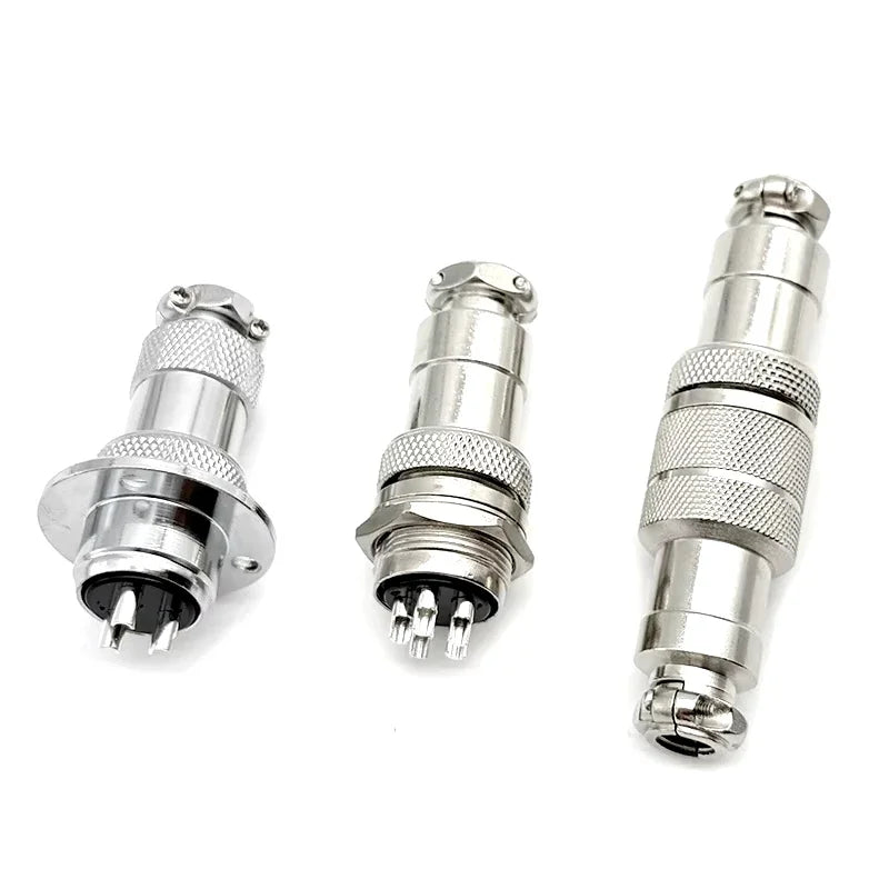5pcs GX12 GX16 GX20 2 3 4 5 6 7 8 9 10 12 14 15 Pin Docking Aviation Plug Socket Circular Connector