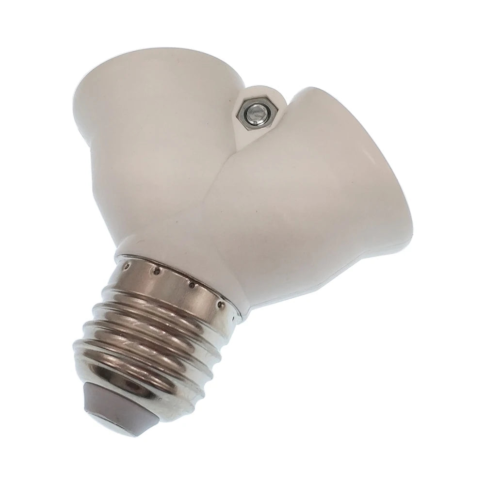 3/4/5 E26 E27 Edison Screw CFL LED Lamp Bulb Base Adapter Anti-Flame PBT Pendant Ceiling Mount Light Socket Splitter Extender
