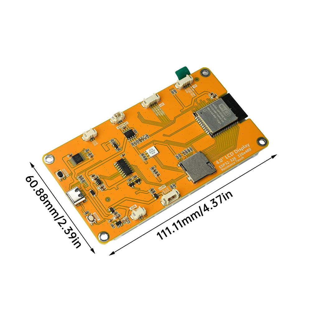 4.0-inch ESP32 WiFi Bluetooth Development Board Touchscreen ST7796S Driver 320*480 Smart Display Module Onboard ESP32-32E Module