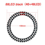 WS2812B Addressable LED Pixel Ring 8 to 241Leds WS2812 5050 RGB LED Diode Ring Color IC Built-in LED