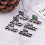 5Pcs New USB 3.1 Type C Socket With Screw Fixing Plate Type-C USB Jack 3.1 Type-C 2Pin 4Pin Female Connector Jack Charging Port