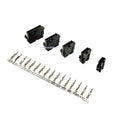 10/20/50sets 3.0 mm Micro-Fit 3.0 Connector Single Row Receptacle Housing 2 Pin 3 4 5 6 Circuit Plug House Terminal 43640 43645