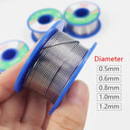 1pc 60/40 Solder Wire Rosin Core Tin Soldering Welding Flux 1.5-2.0% Iron Wire Reel 50g Diamater 0.5 0.6 0.8 1 1.2mm