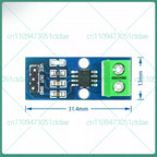10-50PCS For ACS712 ACS724 5A 20A 30A Hall Current Sensor Module 05B