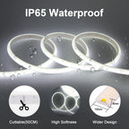 Dimmerable 220V COB Strip Red/Ice Blue/Pink/Yellow/Green/Pink/White 3000K 4000K 6000K Waterproof Flexible Ribbon LED Neon Light
