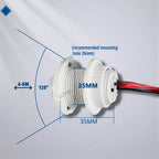 DC 5V 12V 24V 100W PIR Sensor Switch, Adjustable Time & Photocell Mode, High Power Infrared Motion Detector for LED Lighting