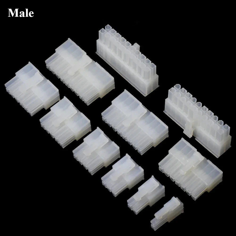 4.2mm/ batch 5557 / 5559 automobile harness connector 2-18/24 pin male and female terminal plug kit computer power cable