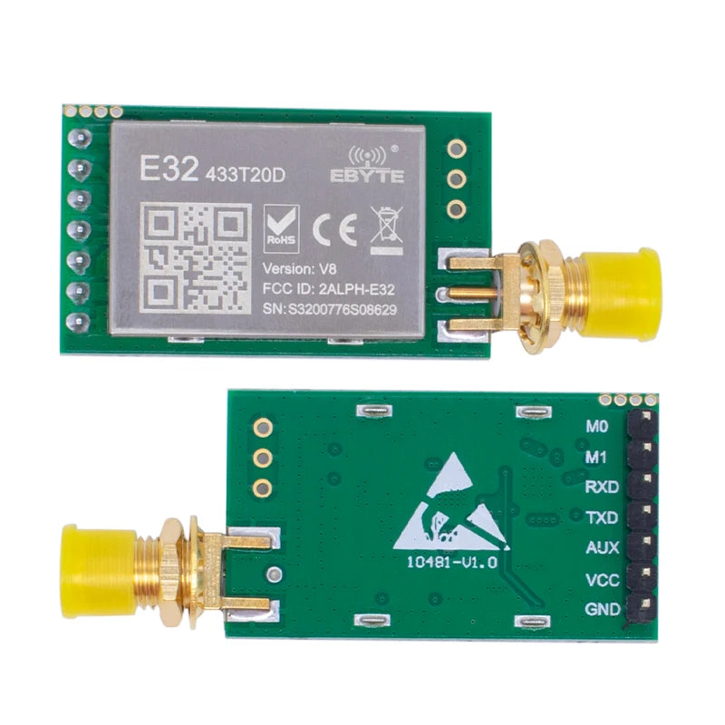 E32-433T20D-V2.0 LoRa SX1278 SX1276 433MHz Module Transmitter Receiver 8000m  UART Long Range 433 MHz 1W Wireless rf Transceiver