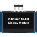 2.4" 2.42 inch 128x64 OLED LCD Display Module SSD1309 7 Pin SPI/IIC I2C Serial Interface for Arduino UNO R3 DIY Electronic